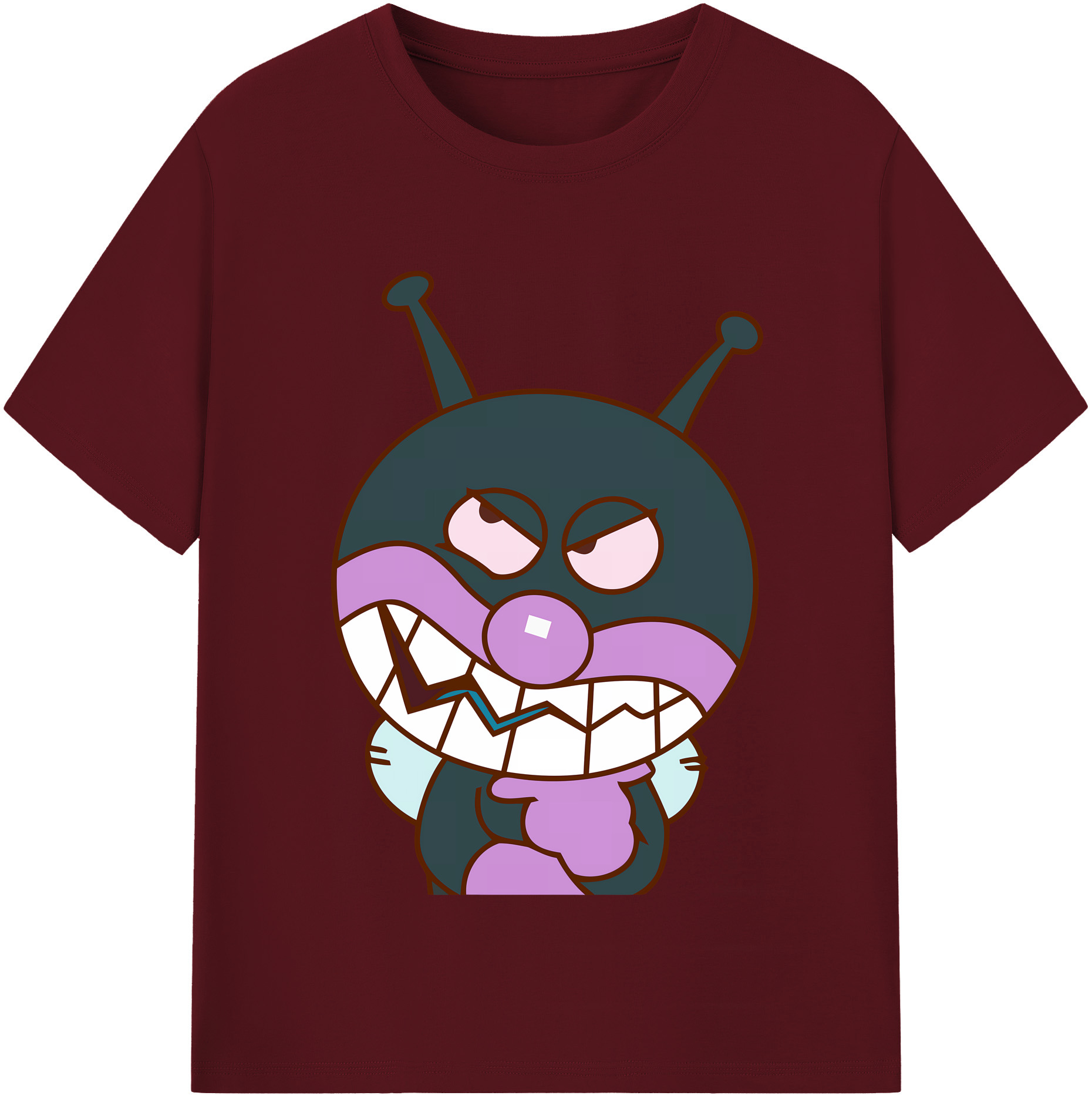 （画像用） アンパンマン Anpanman 綿100％半袖Tシャツ（フロントプリント）